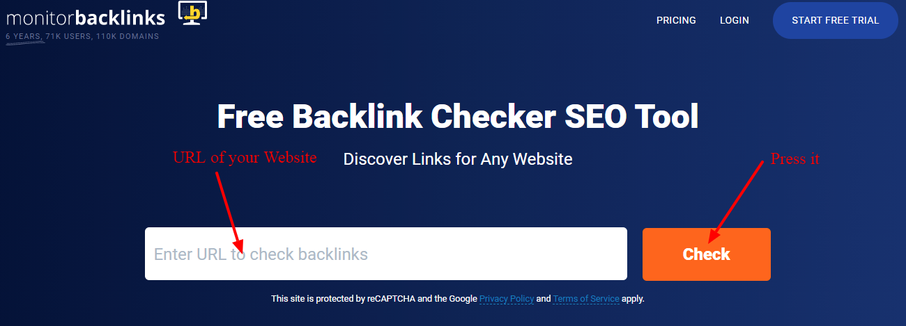 Free-backlink-checker