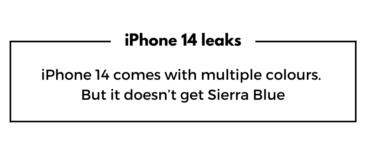 iPhone 14 leaks