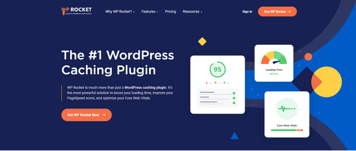 WP Rocket WordPress plugin for bloggers